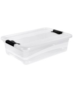 Photo Boite de rangement à couvercle - 28 litres - Transparent KEEEPER Cornelia