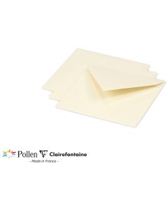 Photo Enveloppe POLLEN Ivoire Format  120 x 120 mm 12017C