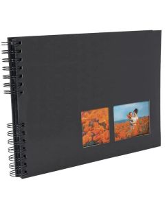 Photo Album photos à spirales - 320 x 220 mm - Noir EXACOMPTA Milano