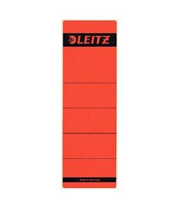 Photo Etiquettes Dos de classeur - 61 x 192 mm - Rouge : LEITZ Lot de 10 - 1642-00-25