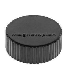 Aimants ronds - 34 mm - Noir MAGNETOPLAN Discofix Lot de 10 Affichage photo