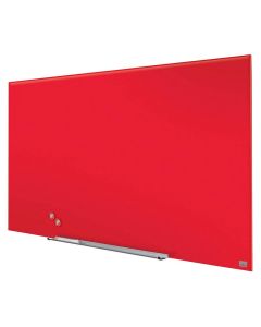Tableau magnétique en verre - Rouge - 1900 x 1000 mm NOBO Impression Pro Widescreen 85" 1905186