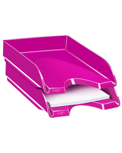 Image Corbeille pour courrier A4 - Rose : CEP Gloss 