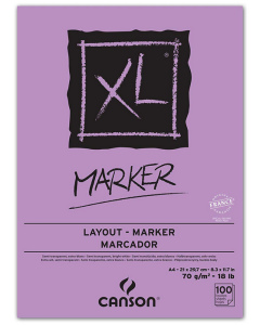 Photo CANSON :  Bloc pour croquis - XL MARKER A4 - 200297236