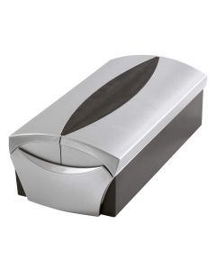 Photo Boite pour 500 cartes de visite - Argent/Noir HAN Vip-Set