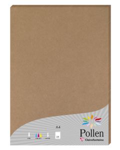 Photo POLLEN Feuille en Papier Kraft 210 x 297 mm A4 Lot de 25