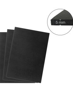 Photo TRANSOTYPE : Lot de 25 plaques de mousse - 297 x 420 mm - Noir détails