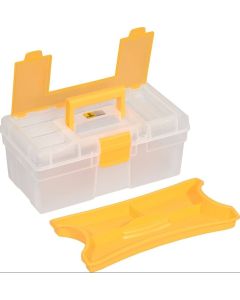 Photo Boîte de rangement avec poignée - Plastique - Orange ALLIT McPlus Clear 12.5