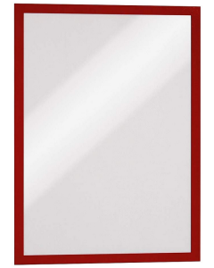 Photo DURABLE 4883-03 Cadres d'affichage magnétiques adhésif - A3 - Rouge