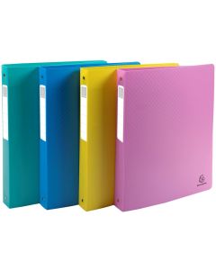 Photo Classeur semi-rigide - 4 anneaux de 30 mm - Assortiment EXACOMPTA Forever Young