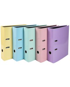 Photo Classeur à levier pour A4 - Dos de 80 mm - Assortiment EXACOMPTA Aquarel Image