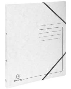 Photo Classeur 2 anneaux - Carte imprimée - Dos 20 mm - Blanc EXACOMPTA