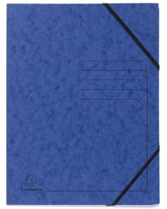 Photo Chemise imprimée à élastiques - Sans rabat - Bleu EXACOMPTA Image