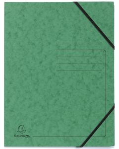 Photo Chemise imprimée à élastiques - Sans rabat - Vert EXACOMPTA Image