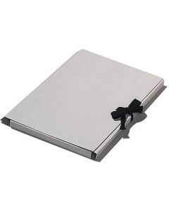 Photo Carton à dessin à ruban - A3 - Gris FOLIA Exemple