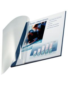 Photo LEITZ 7398-00-35 Chemise pour thermorelieuse A4 - 10-35 feuilles - Bleu