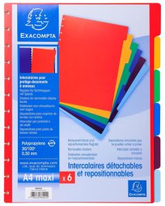 Protège-documents amovibles personnalisable de 60 vues - Blanc EXACOMPTA Kreacover Image