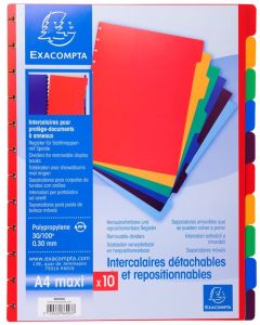 Protège-documents amovibles personnalisable de 60 vues - Blanc EXACOMPTA Kreacover Image