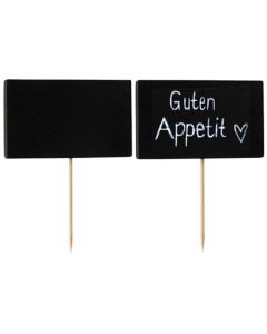 Photo Pique apéritif personnalisable - 90 mm PAP STAR Ardoise