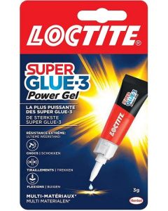 Photo Colle instantanée Gel - 3 g LOCTITE Super Glue 3 Power Gel