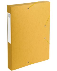 Photo Boîte de classement Cartobox - Dos 40 mm - Jaune EXACOMPTA Image