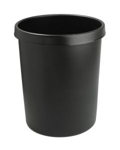 HELIT Corbeille à papier 45 litres Noir H6106295