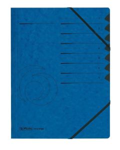 Photo Trieur à élastiques 7 compartiments - Bleu : HERLITZ 1084050