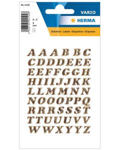 Photo HERMA 4192 : Etiquettes à lettres autocollantes - Or prismatic - 8,0 mm