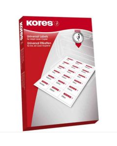 Photo Étiquettes adhésives blanches - 70 x 29,7 mm : KORES L7029