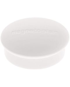 Photo Lot de 10 Aimants ronds - 20 mm - Blanc : MAGNETOPLAN 1664600