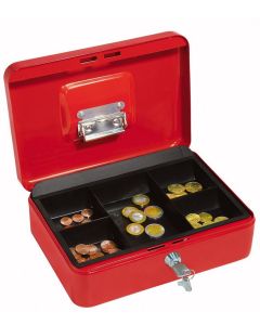 700063 Boîte à pièces – 30 compartiments carrés pour pièces de monnaie – Insert rouge – 38 x 38 mm pour broches/ordres Star Collect 