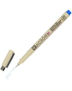 Photo Stylo feutre à pointe fine - 0,25 mm - Bleu SAKURA Pigma Micron 01