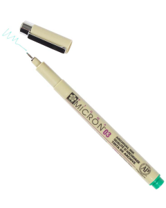 Photo Stylo feutre à pointe fine - 0,35 mm - Vert : SAKURA Pigma Micron 03 (XSDK0329)