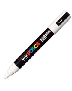 Marqueur peinture Posca PC 5M - Blanc : UNI-BALL photo