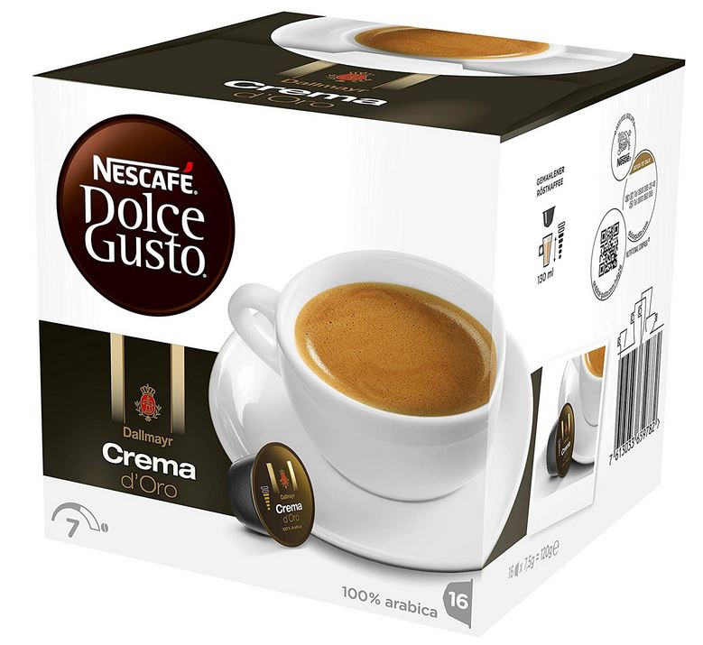 Capsule de Café - Crème d'Oro NESCAFE Dolce Gusto Lot de 16